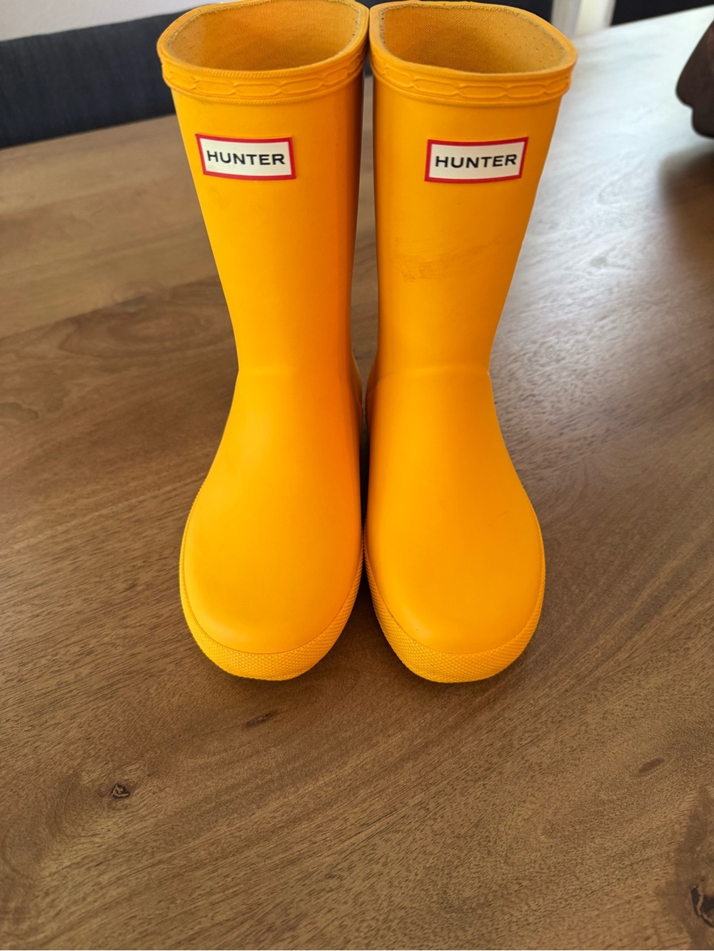 Hunter Bright Yellow Rain Boots